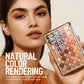 36-Color Glitter and Pearl Eyeshadow Palette, Multi-Use Face and Body Shimmer Makeup with Gift Box