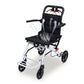 Lightweight Foldable Transport Wheelchair for Adults – Portable Travel Chair with Adjustable Backrest & Safety Belt