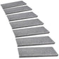 Non-Slip Carpet Stair Treads, 30 x 9.5 Inch Self-Adhesive Washable Indoor Stair Mats for Wooden Steps, Multiple Pack Sizes