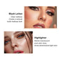 3-Piece Liquid Contour, Blush and Highlighter Set, Soft Matte and Dewy Finish Face Makeup