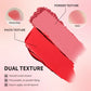 2-in-1 Cream and Powder Blush, Highly Pigmented Natural Pink, Smooth Blendable Texture, Long-Lasting Cheek Color