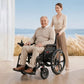 CE Certified Rear Caregiver Control Bariatric Mobility Chair Wide Seat Commercial Supplier Electric Wheelchair