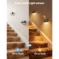 Rechargeable Motion Sensor Stair Lights, Wireless LED Step Lights with Adjustable Color Temperature, 1200mAh Battery & Magnetic Mount