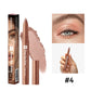 Shimmer Cream Eyeshadow Stick, Waterproof Metallic Eye Shadow Crayon, Blendable & Long-Lasting