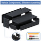 36 Inch Hot Tub Steps with Dual Hidden Storage, 2-Step Waterproof Spa Stairs with Non-Slip Treads for Pools & Outdoor Spas