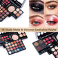 All-in-One Makeup Kit with Mirror, Eyeshadow, Blush & Lipstick, Multi-Functional Makeup Box