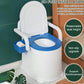 Heavy-Duty Portable Bedside Commode – Odor-Sealed Potty Chair & Squat Toilet for Seniors and Adults
