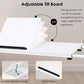 60.6–84.2 Inch Adjustable Overbed Table with Wheels, Mobile Rolling Laptop Desk with 0–65° Tilting Stand for Home & Hospital
