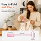 USB Rechargeable LED Book Lights, Set of 2, 3 Color Modes, Flexible Gooseneck, Clip-On Cordless Reading Lamps