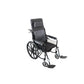 Foldable Manual Wheelchair with Flip Armrests and Solid Tires