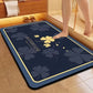 Square Diatom Mud Bathroom Mat, Quick Dry Absorbent Bath Rug with Non-Slip Rubber Backing for Bathroom & Entryway