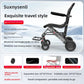 Ultra-Lightweight Foldable Ergonomic Portable Wheelchair for Seniors