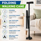 Adjustable Foldable Walking Cane with 360° Pivot Base – Lightweight Self-Standing Mobility Aid