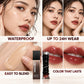 3-Piece Makeup Set, Full Coverage Liquid Foundation & 2 High-Shine Lip Glosses, Rose Brown & Deep Chocolate