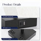 Bedside Table Lamps Set of 2, Touch Control, 3-Way Dimmable, USB-A and USB-C Charging Ports, AC Outlets for Bedroom
