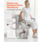 3.5" Raised Toilet Seat with Arms – Elevated Toilet Riser with Padded Handles, 300 lb Capacity