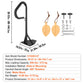 360° Rotating Hot Tub Handrail – Height Adjustable Spa Safety Rail with Slide-Under Mount Base for Indoor & Outdoor Use