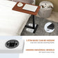 Adjustable Overbed Table with Hidden Wheels – Mobile Bedside Laptop Desk, Height Adjustable Sofa & Bedroom Table