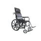 Foldable Manual Wheelchair with Flip Armrests and Solid Tires