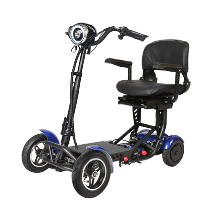 Heavy-Duty 4-Wheel Mobility Scooter for Seniors – 500W Dual Motor, 36V 18Ah Battery, 14" Tires, Disc Brakes