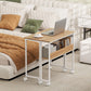 31.5-Inch Folding Computer Desk with Wheels, Portable Rolling Writing Table with Storage Bag & Shelf for Small Spaces and Home Office