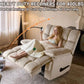 Oversized Extra-Wide Recliner Chair – Heavy-Duty 400 lb Velvet Single Sofa Lounge Chair for Living Room