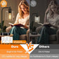 Industrial Touch Table Lamps Set of 2, 3-Way Dimmable Black Bedside Lamps with USB-A and USB-C Charging Ports and AC Outlet