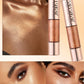 Two-Tone Gradient Eyeshadow Stick, Highly Pigmented Waterproof and Smudge-Resistant Eye Makeup