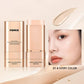 Dual-Ended Hydrating Foundation Stick with Brush, Lightweight Cream Makeup Base