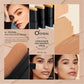 Solid Cream Foundation & Concealer with Sponge and Brush, Long-Wear Makeup Base
