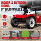 4-Wheel Electric Mobility Scooter for Adults, 250W Motor, 24V Battery, 12-Mile Range, 418 lb Capacity, Foldable with Basket