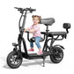 14" Foldable Electric Scooter with Seat – 750W Peak Motor, 48V 10Ah Battery, 20-Mile Range & Dual Disc Brakes