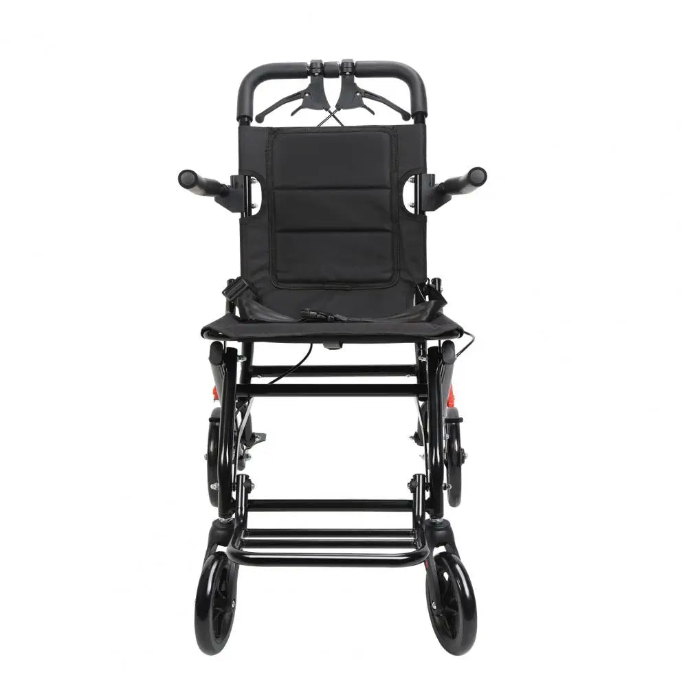 Lightweight Foldable Transport Wheelchair for Adults – Compact Portable Travel Chair for Narrow Doorways