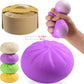 Halloween Squishy Toy Set with Mini Steamer Box, 4/6/8-Piece Soft Sensory Fidgets, Random Colors