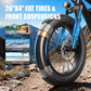 Hopepeak F10 Fat Tire Electric Bike for Adults – 1200W Peak Motor, 48V Battery, 20" × 4" Tires, 7-Speed