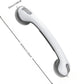17-Inch No-Drill Bathroom Safety Grab Bar – Anti-Slip Shower Support Handle & Footrest