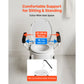 Raised Toilet Seat with Arms – 3-Level Height Adjustable Toilet Riser with Padded Handles, 300 lb Capacity
