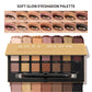 12-Color Sunset Eyeshadow Palette, Matte & Shimmer Nude Earth Tones, Long-Lasting Eye Makeup
