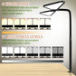 LED Clamp Desk Lamp with Flexible Goosenecks, 4 Color Modes and 5 Brightness Levels for Home Office, Study and Reading