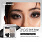 6-Color Eyeshadow Palette, Matte Shimmer & Glitter, Nude Pink Brown & Smoky Black, Highly Pigmented Pressed Powder