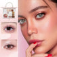 Handbag-Shaped Eyeshadow & Blush Palette, Embossed Dual-Function Makeup Compact