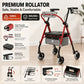 Rollator Walker with Ergo Seat and Backrest, 350 lbs Capacity