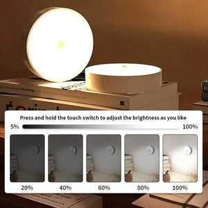 5-Pack 8-LED Motion Sensor Night Lights, USB Rechargeable Magnetic Wall Lights for Stairs, Closets, Bedroom & Cabinets