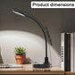 3.5 Inch LED Desk Lamp with USB Charging Port, USB Powered Dimmable 3 Color Temperatures 5 Brightness Levels 4 Timer Settings Flexible Adjustable Gooseneck Sturdy Base Eye-Caring Reading Light for Home Office Bedroom Study Li