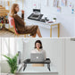 Adjustable Foldable Laptop Desk for Bed & Couch – Portable Bed Tray Table with Cup Holder for Laptop, Writing & Reading