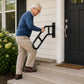 Heavy-Duty U-Shaped Stair Handrail for 1–3 Steps – Indoor & Outdoor Safety Grab Rail for Seniors & Adults