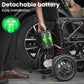 Lightweight Foldable Electric Wheelchair with 360W Dual Motor for Adults