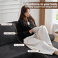 U-Shaped 4-Seater Sectional Sofa – Upholstered Lounge Sleeper Couch with Removable Cushions for Living Room