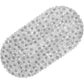 Oval Pebble PVC Bathtub Mat 36x69cm, Non-Slip Shower Mat with Suction Cups & Drainage Holes for Bathroom