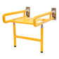 Wall-Mounted Folding Shower Seat – 90° Fold-Up Bath Chair with Stainless Steel Frame, 440 lb Capacity